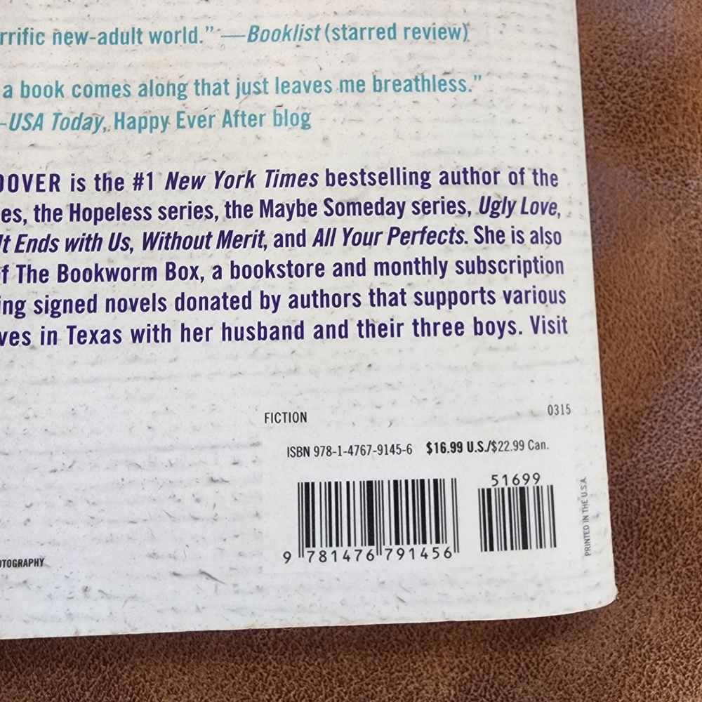 Confess by Colleen Hoover Softcover Book - Picture 3 of 3